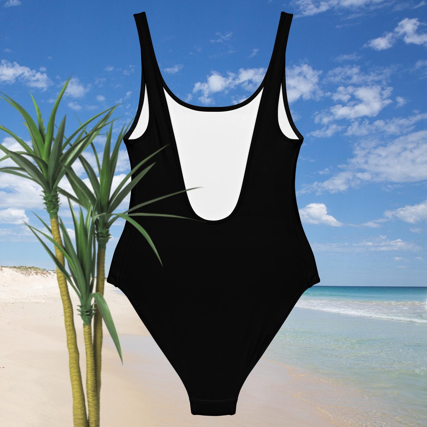 "mama" blue hearts - One-Piece Swimsuit