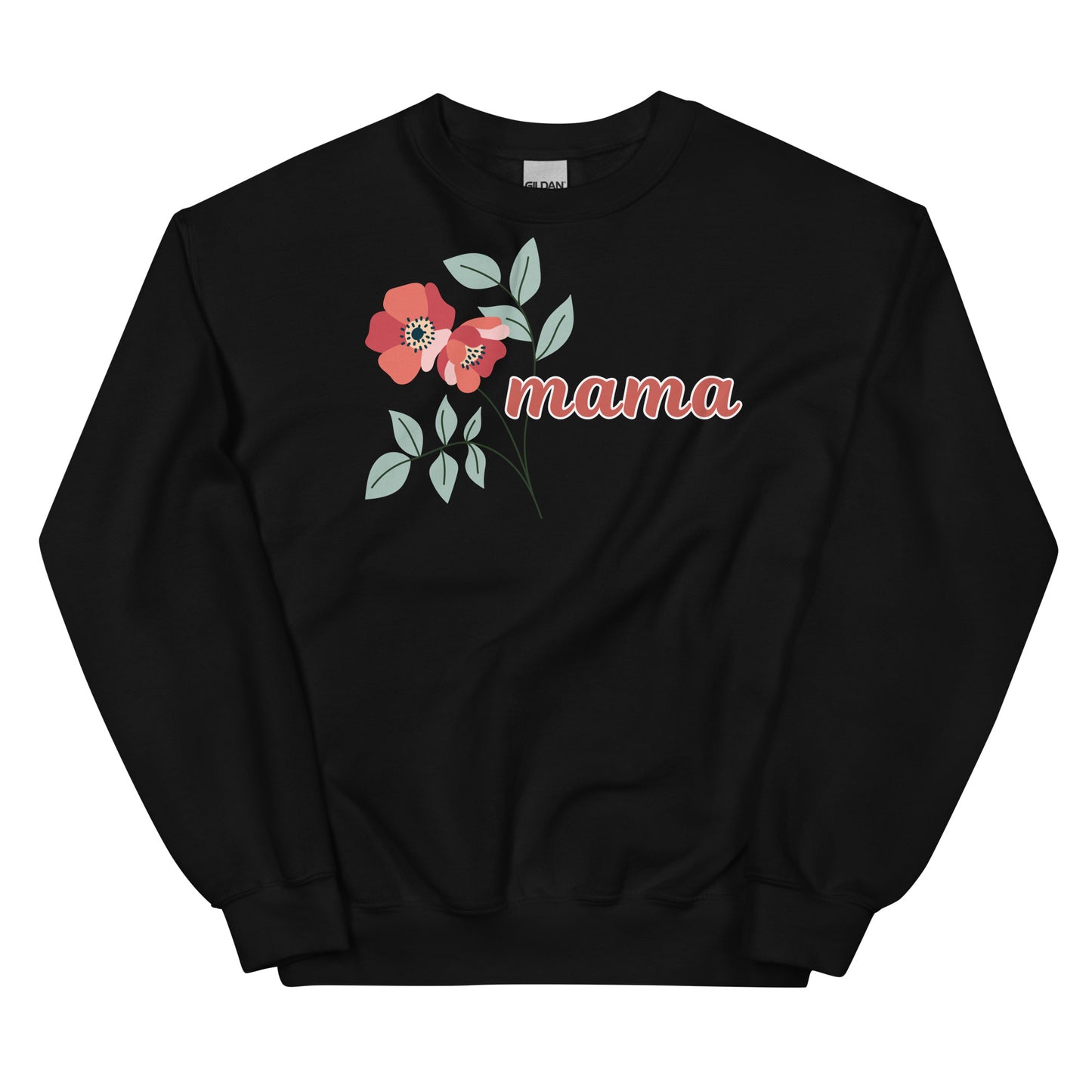 "mama' pink flowers - Sweatshirt