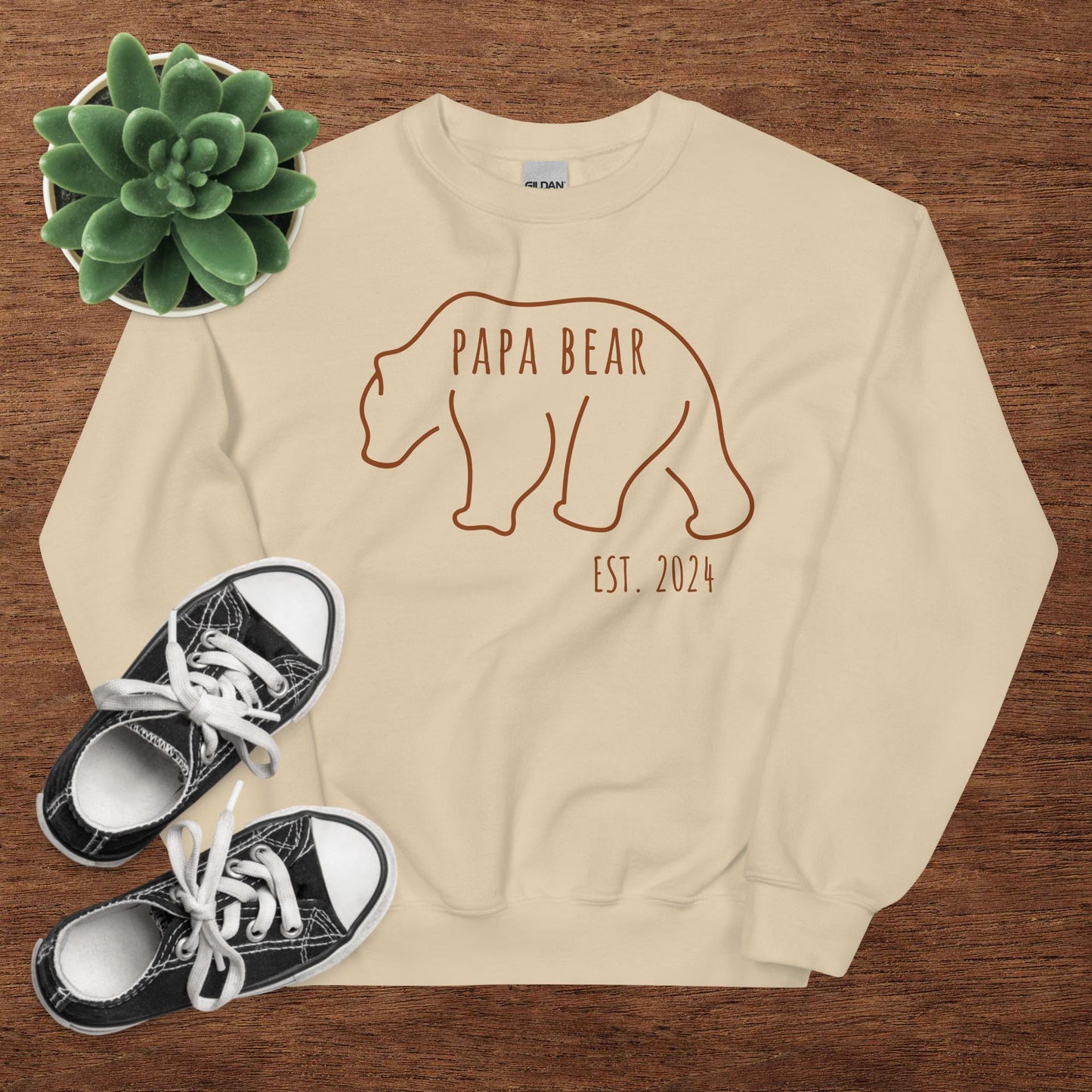 "Papa Bear EST. 2024" Sweatshirt