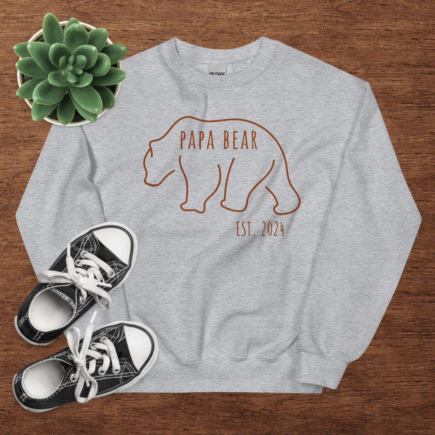 "Papa Bear EST. 2024" Sweatshirt