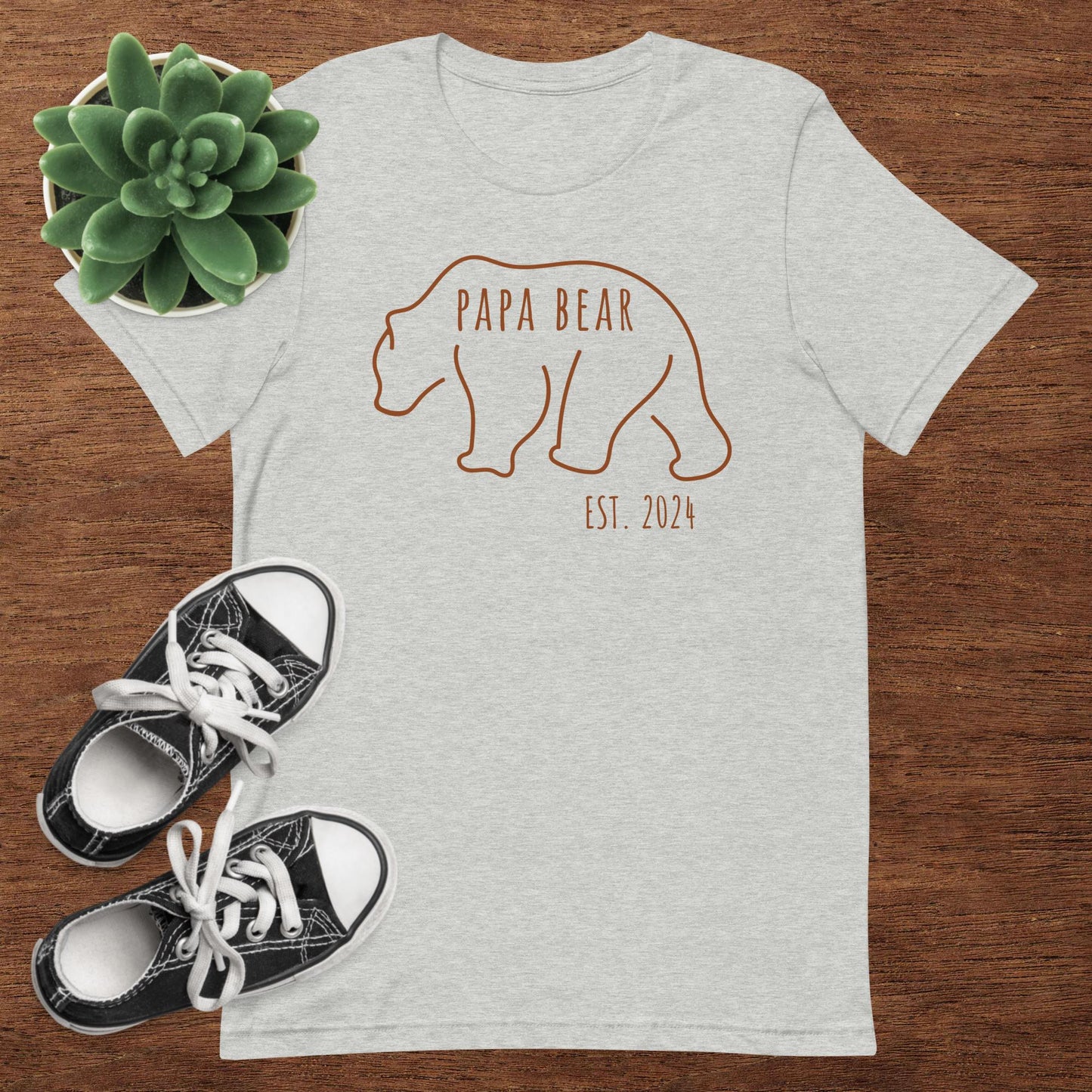 "Papa Bear EST. 2024" t-shirt