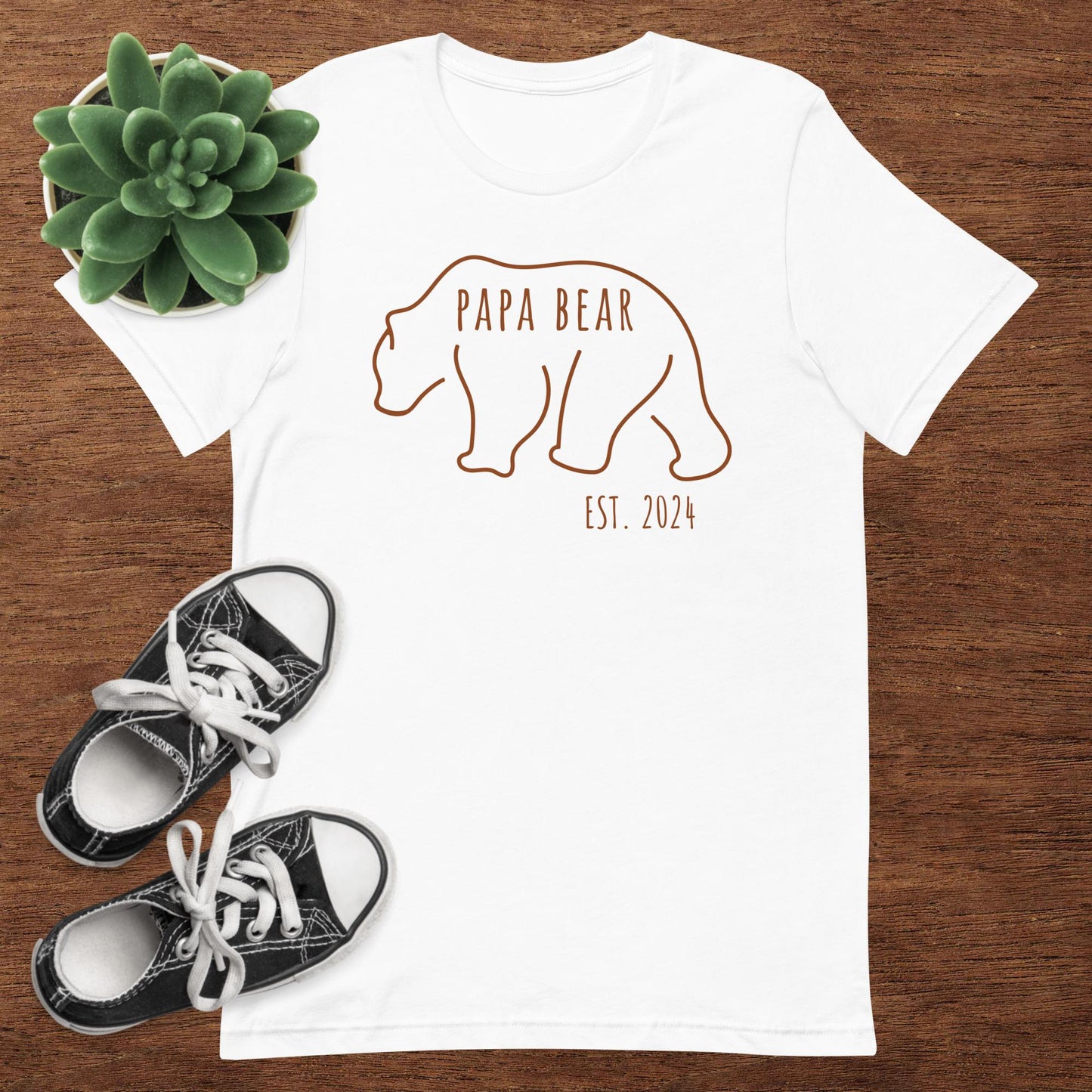 "Papa Bear EST. 2024" t-shirt